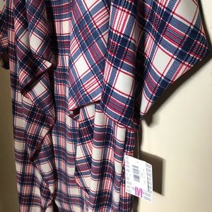 NWT Unicorn Plaid LuLaRoe Shirley